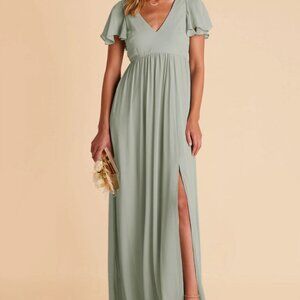 Sage green bridesmaid dress